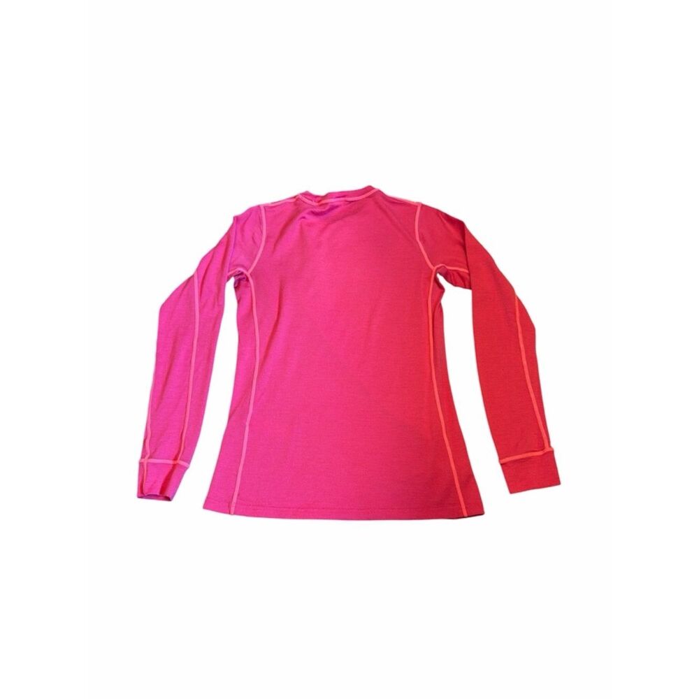 Kari Traa Sweater Hot Pink Wool Modal Blend Nordic Outdoor Knit Pullover - Picture 2 of 8